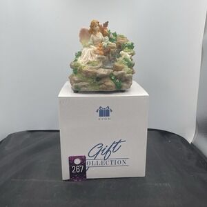2001 Angel Tabletop Fountain NIB Avon